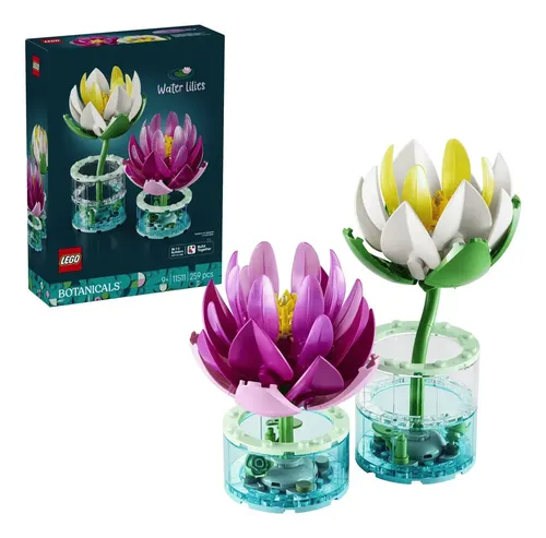 Lírios de água/nenúfares da Lego Botanicals 11511 259 Nenúfares