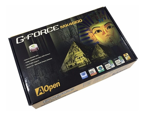Placa De Vídeo Agp Geforce Mx4000 64/128mb 32bit 4x/8x (Usado)