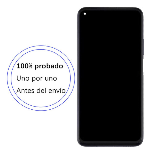 (Negro)Pantalla Para Huawei Nova 5t / Honor 20 Con Marco