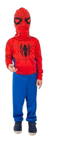 Imagem 1 de 7 de Fantasia Homem Aranha Infantil Festa De Criança Spiderman