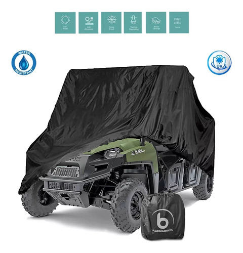 Funda Impermeable Utv Polaris Rzr Yamaha 2 Plazas