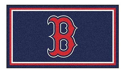 Alfombrillas De Baño Mlb Boston Red Sox Alfombra De 3 Pies 