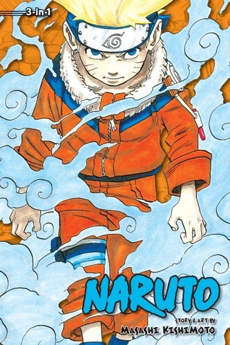 Manga Físico En Inglés Naruto 3-in-1: Naruto (3-in-1