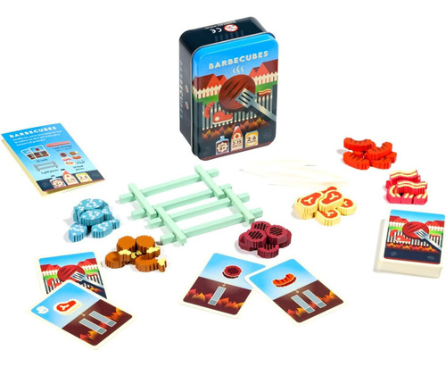 Juego De Mesa Barbecubes Tinderblox Alley Cat Games Inglés