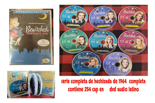 Hechizada Serie Completa 1964 En Latino Con 254 Cap Para Dvd