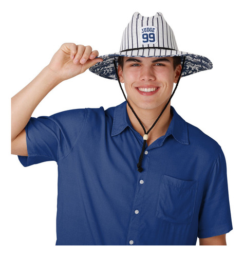 Sombrero New York Yankees De Aaron Judge 99 Straw Hat 
