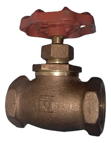 Llave Paso Globo Roscable Robusta 1 P Fig 65.25 Bronce Urrea