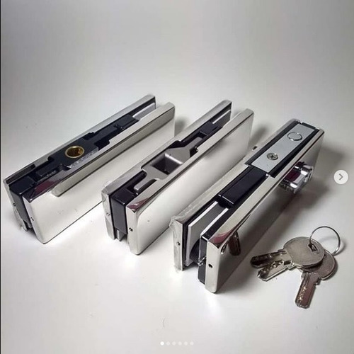 Cerradura Para Puerta De Vidrio Satinada En Caracas