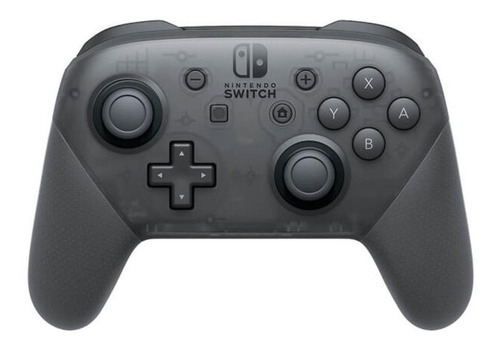 Imagem 1 de 2 de Controle joystick sem fio Nintendo Switch Pro Controller black