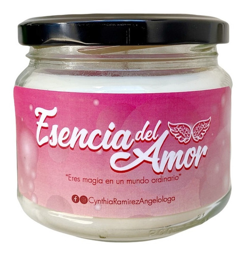 Esencia Del Amor | Vela De Soya Aromática- Preparada- Curada