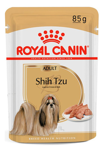 Ração Úmida Royal Canin Shih Tzu Para Cães Adultos Com 85g