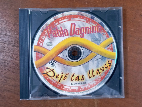 Cd Pablo Dagnino - Dejo Las Llaves (1996) Promocional R10