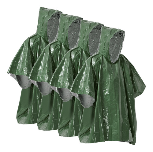 Paquete De Poncho Para Acampar, Supervivencia Al Aire Libre,