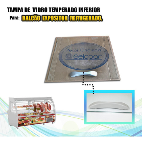 Tampa Inferior Vidro Temperado Gelopar Gcpc-210/310