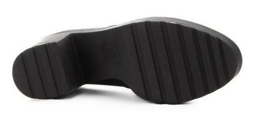 Imagem 2 de 4 de Sapato Oxford Moleca Nobuck Preto Ref. 5647.211