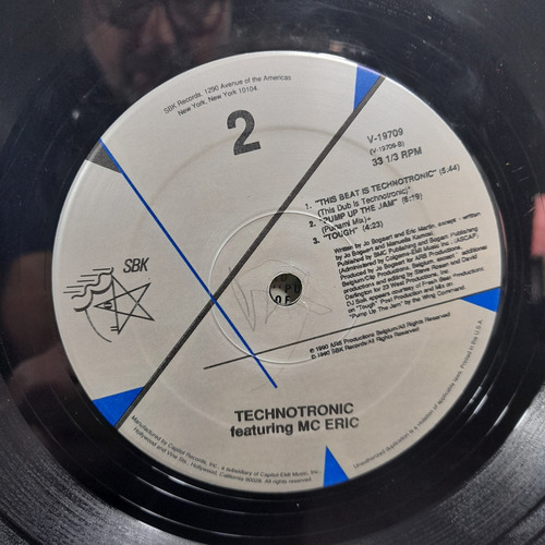 Imagem 5 de 6 de Vinil Lp Technotronic Featuring Mc Eric Made In Usa