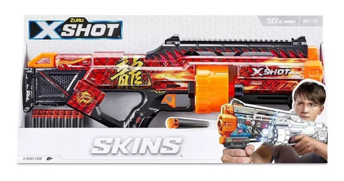 X-shot Skins Lanzador Stand Dart Blaster 16 Dardos 