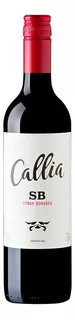 Vinho argentino tinto Syrah Bonarda Callia 750ml