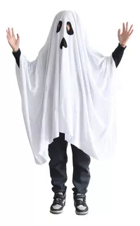 Disfraz De Fantasma De Halloween Para Niños Y Adultos, Capa De Fantasma Espeluznante, Espíritus Fantasma Blancos, Accesorio De Fiesta