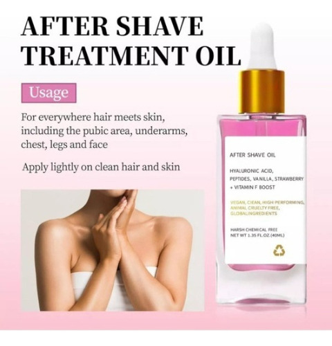 Aceite De Afeitado De Vainilla De Fresa Para Mujeres,1