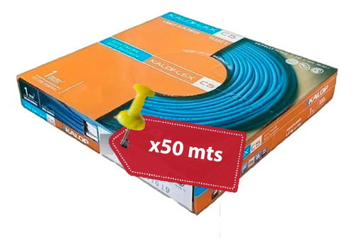Cable Unipolar 1 Mm Kalop X50m Normalizado Categoría Clase 5