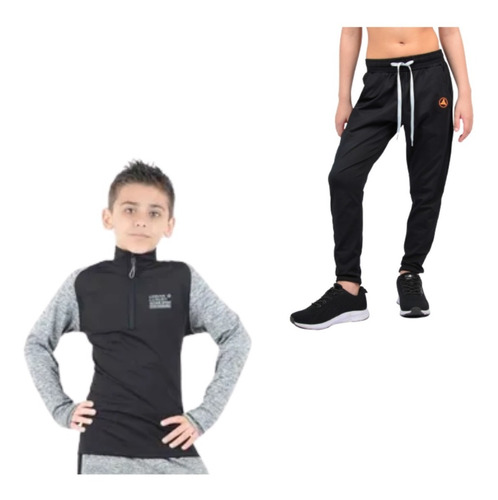 Combo Niño! Pantalón Chupín + Buzo Deportivo