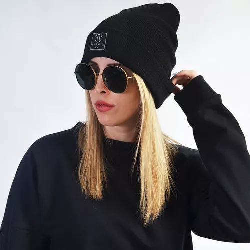 Gorro Lana Estilo Rocky Unisex Liso Mujer Hombre Moda