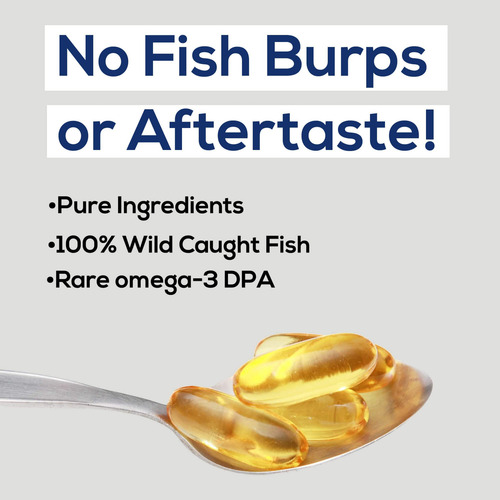 Aceite De Pescado Salvaje, Ee. Uu. Caught Omega-3 Dpa, Dha &