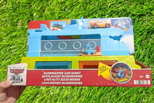 Cars Carrito In The Road Autolavado Color Changers Mattel