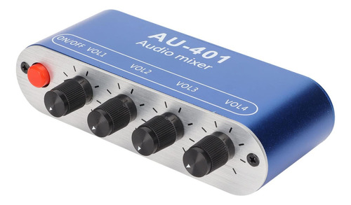 Mezclador De Audio De 4 Canales, Selector De Mezclador De De