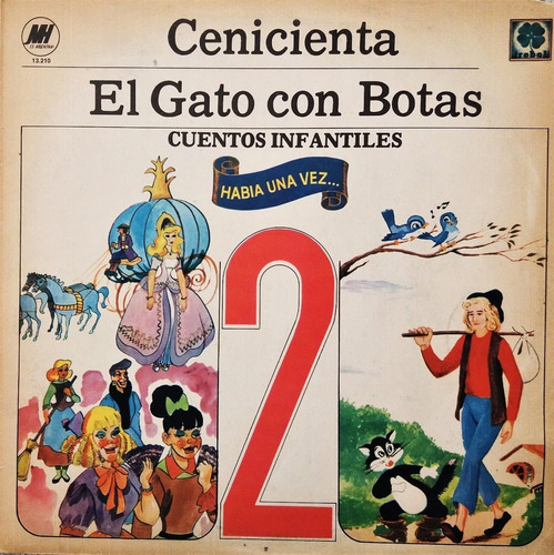 Cuentos Infantiles Cenicienta - El Gato Con Botas Lp 