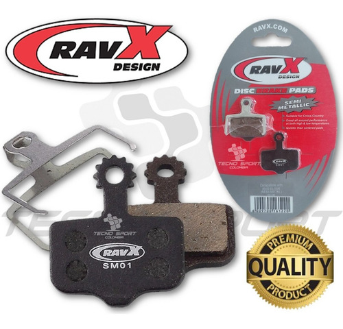 Imagen 3 de 10 de Pastilla De Freno Ravx Mod Avid Elixir R, Cr, 3, 5, Sram Xx