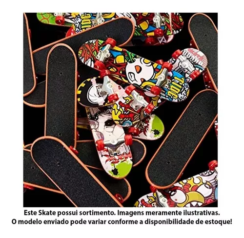 Skate de Dedo Personalizável