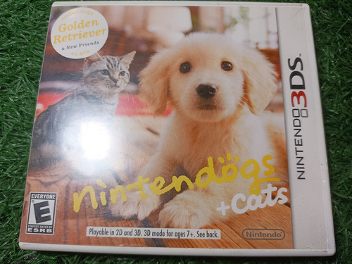 Juego Original Nintendo 3ds Nintendogs Golden Retriever Cats