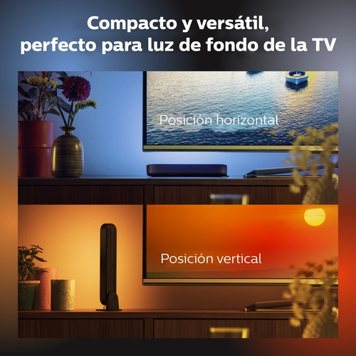 Imagen 6 de 7 de Philips Hue Play Bar Doble White&color Ambience Para Tv
