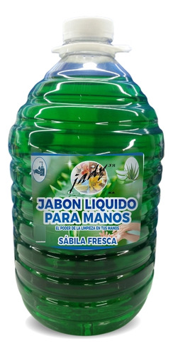 Jabon De Manos Liquido Sabila Fresca 5 Litros Pcos64t5