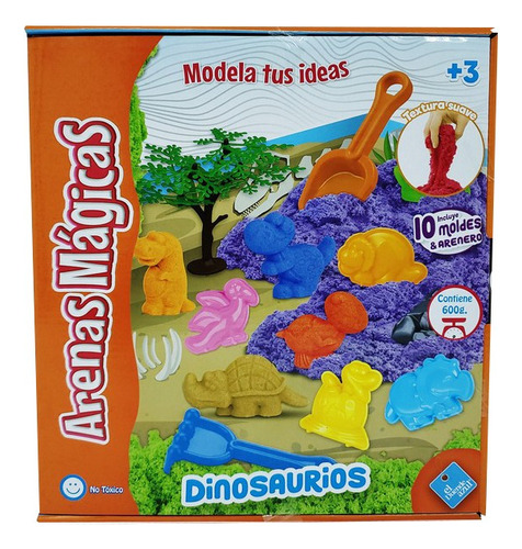 Arenas Magicas Con Moldes De Dinosaurios El Duende Tts Tutti