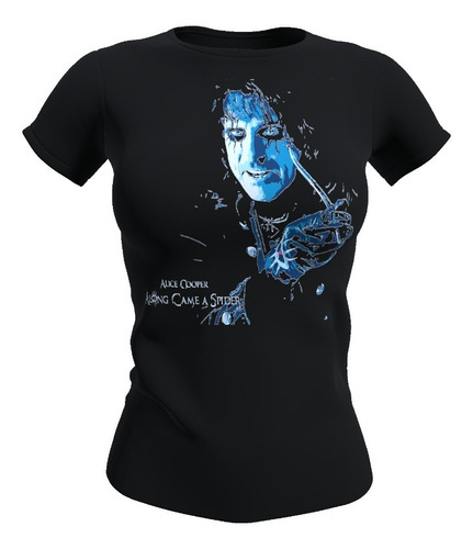 Polera Mujer Alice Cooper 100% Algodón 