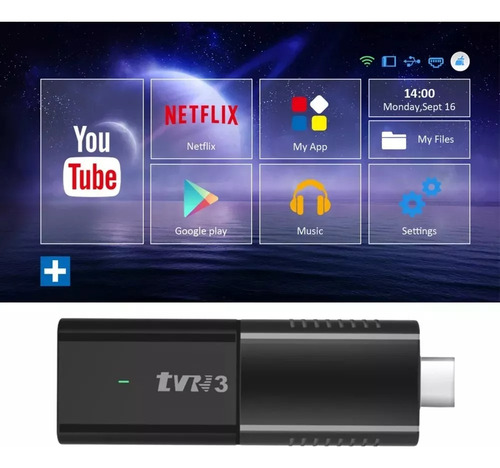 Tv Stick Android Tv 4k Ultra Hd Asistent De Voz Google Tvr3®
