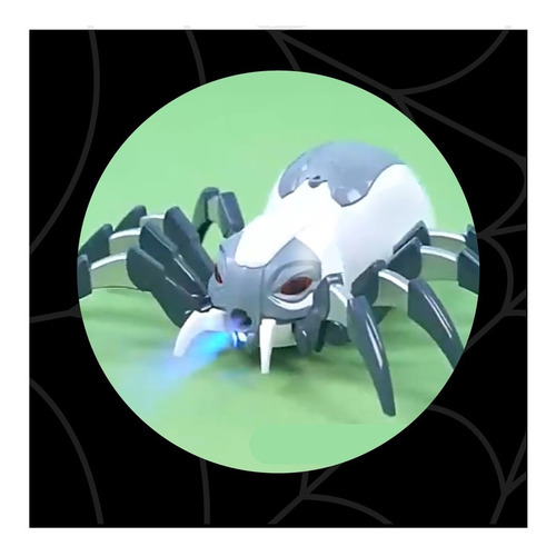 Imagen 5 de 8 de Araña Mecanica A Control Spid Fire Con Luz Sonido Spider Edu