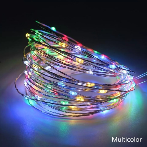 Luces Led 10 Metros Guirnalda Alambre 100 Mini Luces 220v