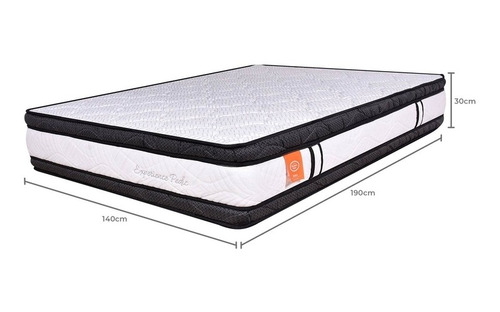 Imagen 5 de 5 de Colchón Doble Romance Relax Experience Pedic 140x190x30 Cm C