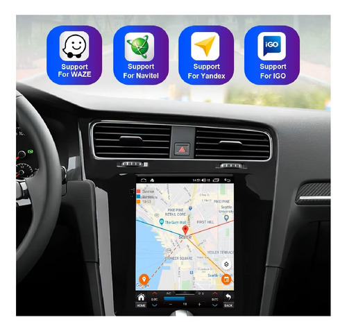 Multimídia Tesla Android Vw Golf G7 2014-19 8/core 4g