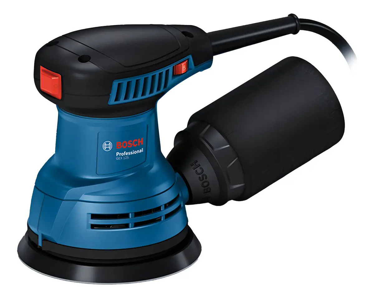 Lijadora Roto Orbital Gex 125 280w Professional Cor Azul