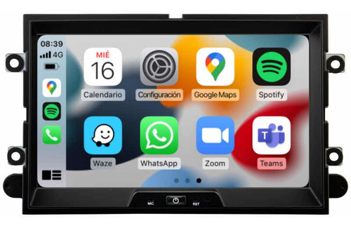 Radio Android Ford F150 Explorer 8 Nucleos Carplay Androicar