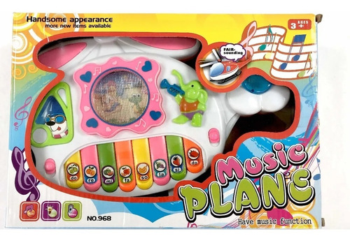 Juguete Piano Musical Con Luces Canciones Musica Niñas Bebes