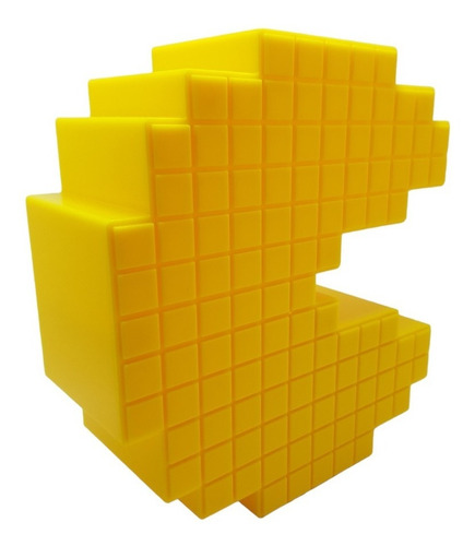 Lampara Gamer Pacman Come Galletas Usb Luz Noche Sonidos