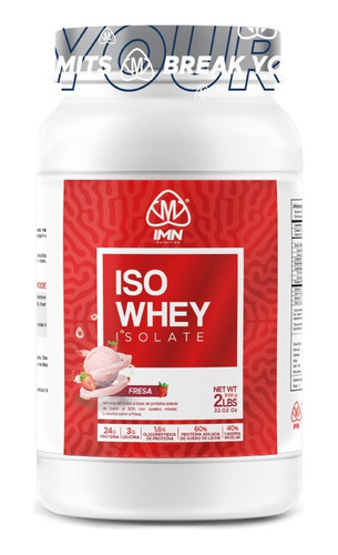 Proteina Iso Whey Isolate 2 Lb - Unidad a $125916