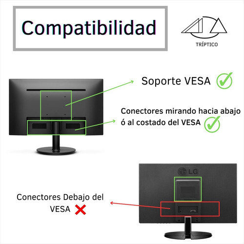 Imagen 8 de 9 de Eleva Monitor Soporte Escritorio Pie Regulable Pc