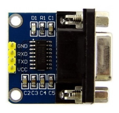 Módulo Conversor Serial Ttl Rs232 Max3232 Max232 Db9 Hembra